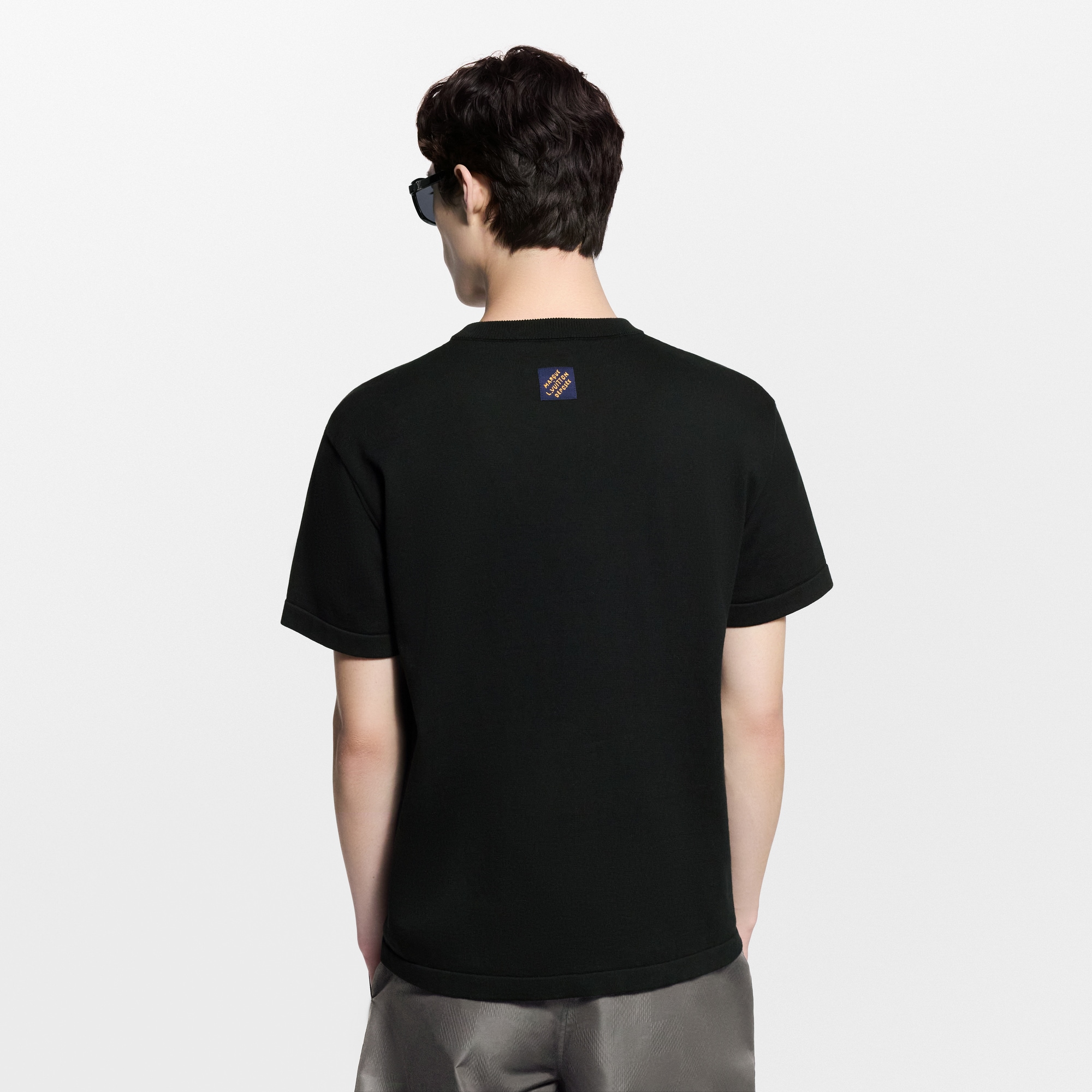 Short-Sleeved Intarsia Crewneck - Men - Ready-to-Wear | LOUIS